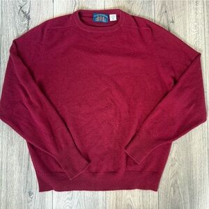 Northbriar 100% Pure Cashmere Sweater Burgundy Red – XXL Made in Hong Kong